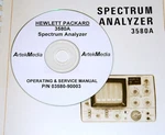 Hp 3580A Spectrum Analyzer Operating & Service Manual With Schematics. Fixed Price $13.75.