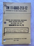 Vintage Tm 11-6665-213-12 Army Manual Radiacmeter IM-174/PD 1969 W/ Updates. Fixed Price $34.99.