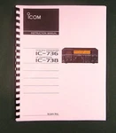 Icom IC-736/IC-738 Instruction Manual Premium Card Stock Covers & 32 Lb Paper!. Fixed Price $23.00.