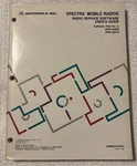 Vintage Motorola Spectra Mobile Radio Service Software User Guide RVN-4000-4001K. Fixed Price $23.00.