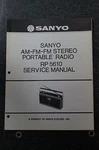 Sanyo RP5610 Service Manual. Fixed Price $21.99.