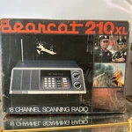 Electra Bearcat 210 Xl Police Scanner With Original Box And Accessories, 1980'S. Fixed Price $80.00.