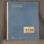 Tektronix Type 543B Oscilloscope Instruction Manual & Service Information #2. Fixed Price $14.95.