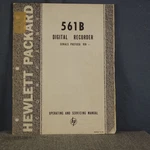 Hp Model 561B Digital Recorder Operating And Service Manual. Fixed Price $14.95.