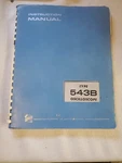 Tektronix Power Type 543B Oscilloscope Instruction Manual B15. Fixed Price $16.00.