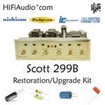 Scott 299B Tube Amplifier Restoration Repair Upgrade Rebuild Kit Capacitor. Fixed Price $165.00.