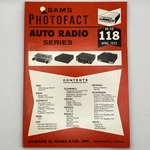 Sams Photofact Auto Radio Series Vol April 1972 AR-118 Chevy Vw Jeep Renault. Fixed Price $9.95.