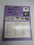 Sams Photofact Transistor Radio Series Repair Data Manual Volume TSM-50 1965. Fixed Price $28.86.
