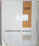Kepco Instruction Manual Model Ck 18 - 3 (m) Power Supply. Fixed Price $9.99.